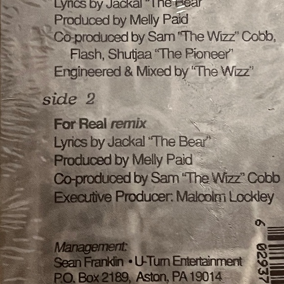 Vintage 1995 Jackal The Bear For Real Sealed Cassette Rare - Picture 11 of 13